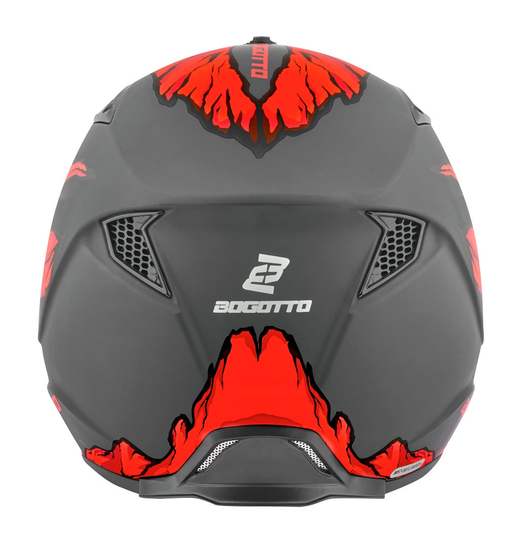 Bogotto Radic Skulash Casco rosso/nero L Figura 19