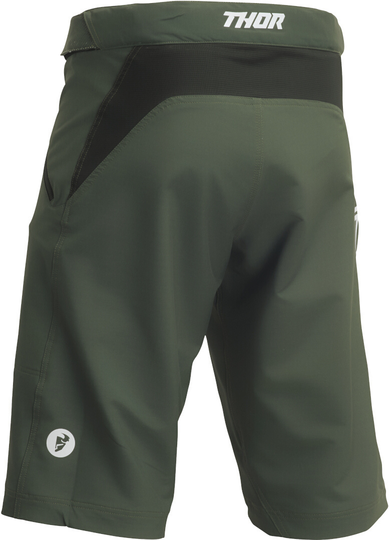 Thor Intense Assist Cykelshorts mørkegrøn 36 Figur 3