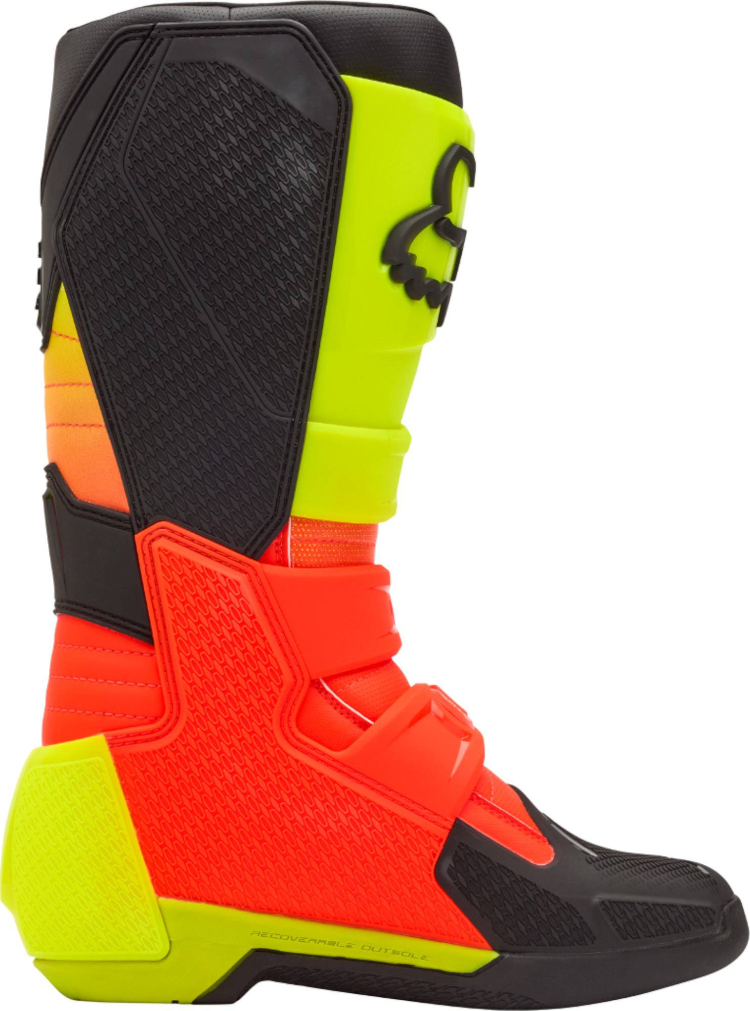 FOX Comp Bottes de motocross orange/jaune 14 Figure 3