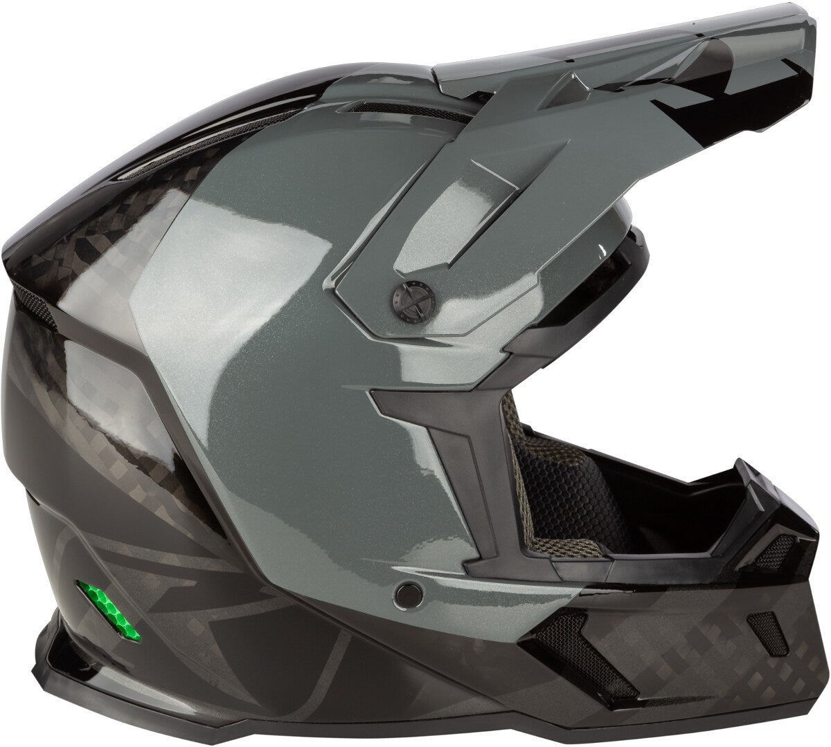 Klim F5 Koroyd Ascent Carbon Motocross hjelm sort/grå M (56/57) Figur 6