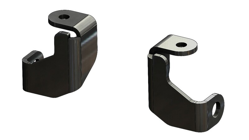 Design de acces Ținătoare de semnalizare negre de pereche Harley Davidson FXDR114 Figura 8