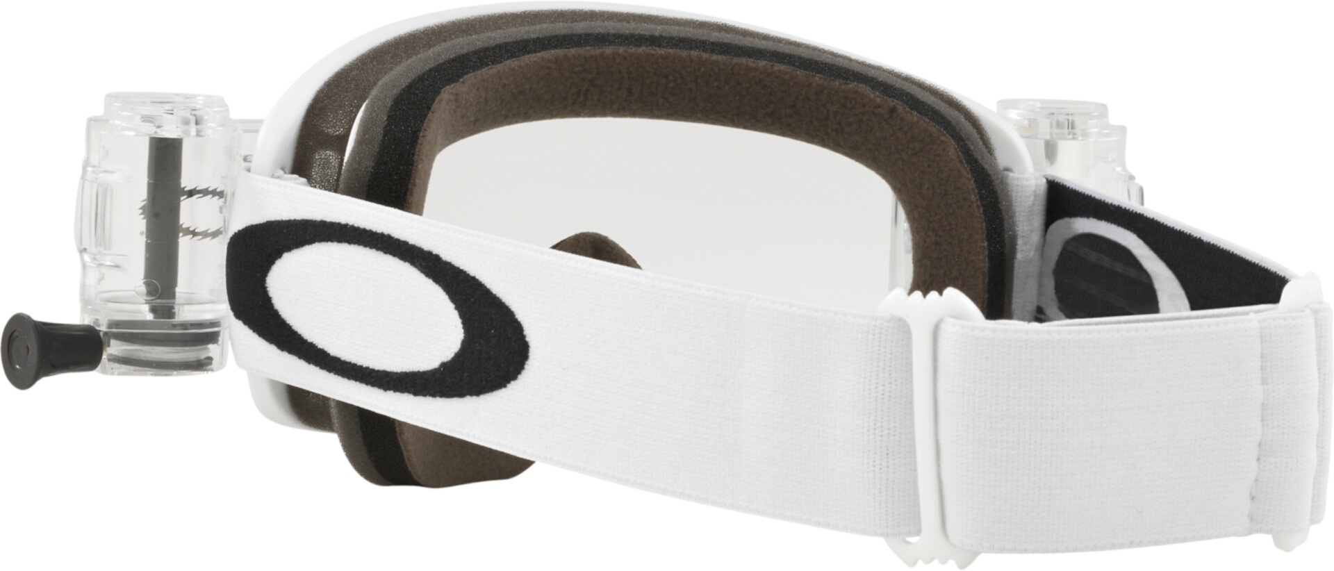Oakley O-Frame 2.0 Pro Race Ready Matte Roll Off Motocross Goggles white Figure 8