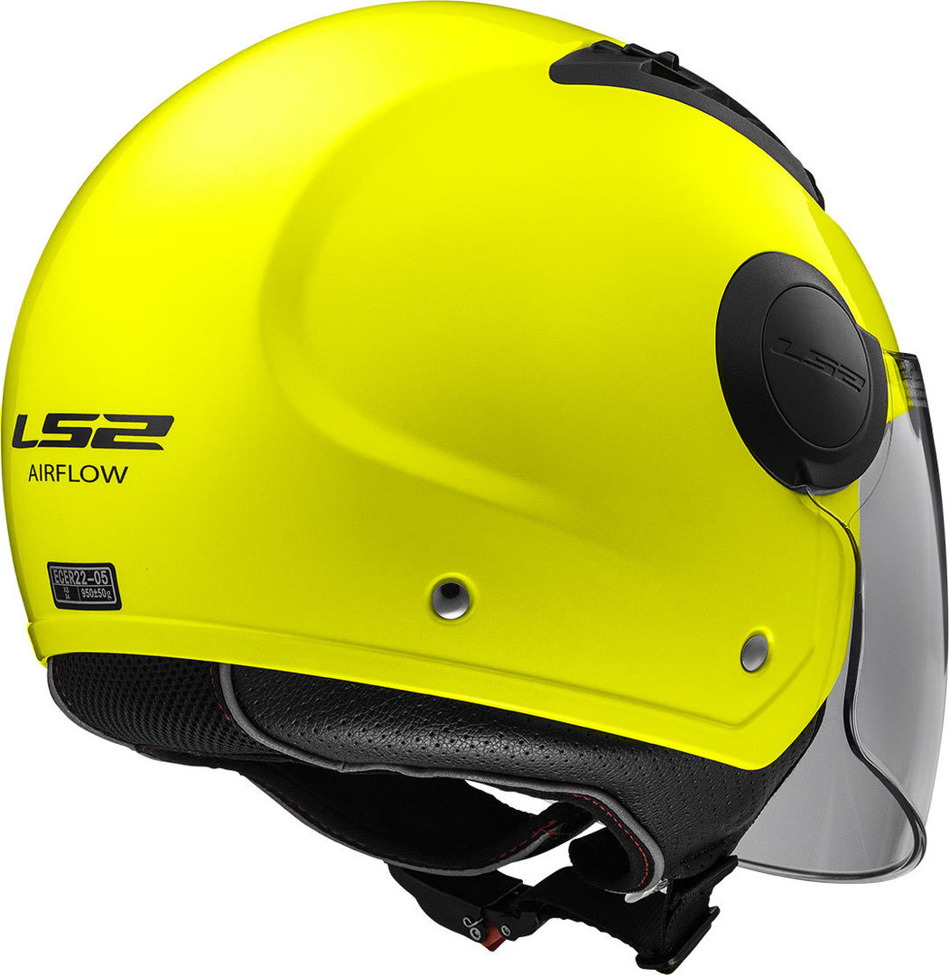 LS2 Airflow L Casco jet giallo S (55/56) Figura 2