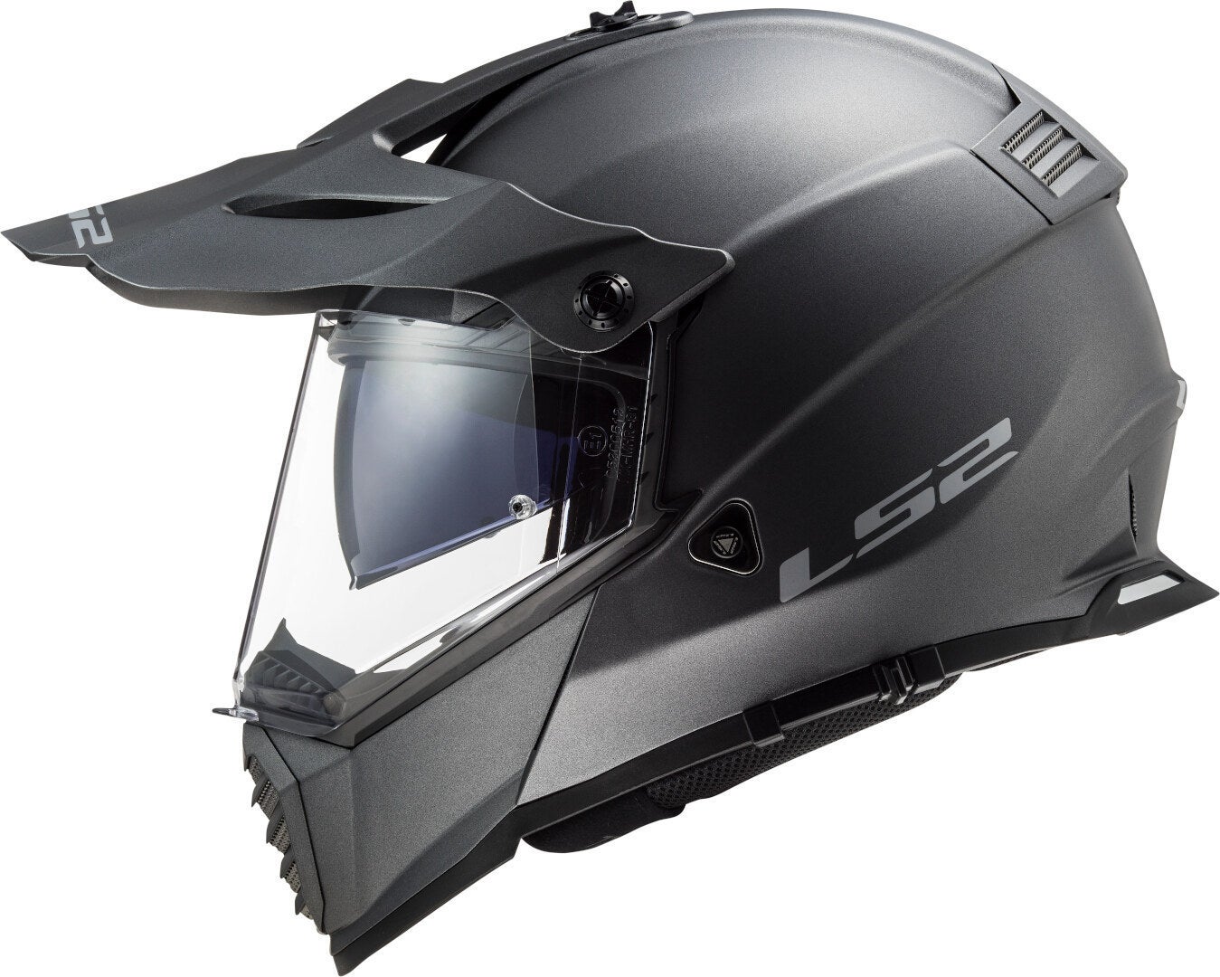 LS2 MX436 Pioneer Evo Casco Motocross Matt in titanio M (57/58) Figura 4