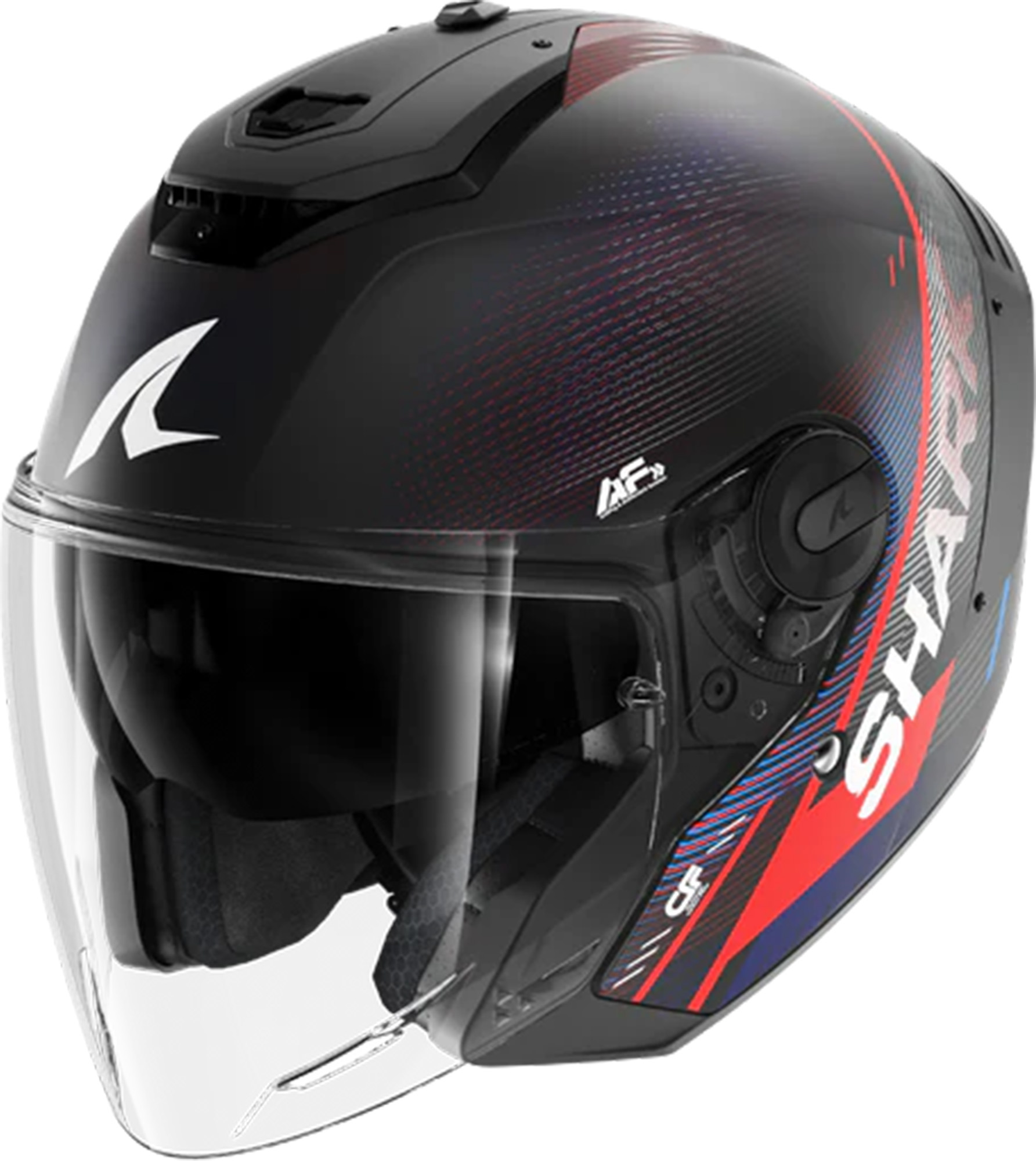 Shark RS Jet Carbon Speed-Tech Mat Elmetto carbonio/blu/rosso XL (61/62) Figura 1