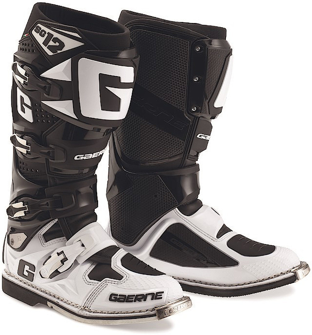 Gaerne SG-12 Motokrosové boty černobílá 44 Obrázek 1