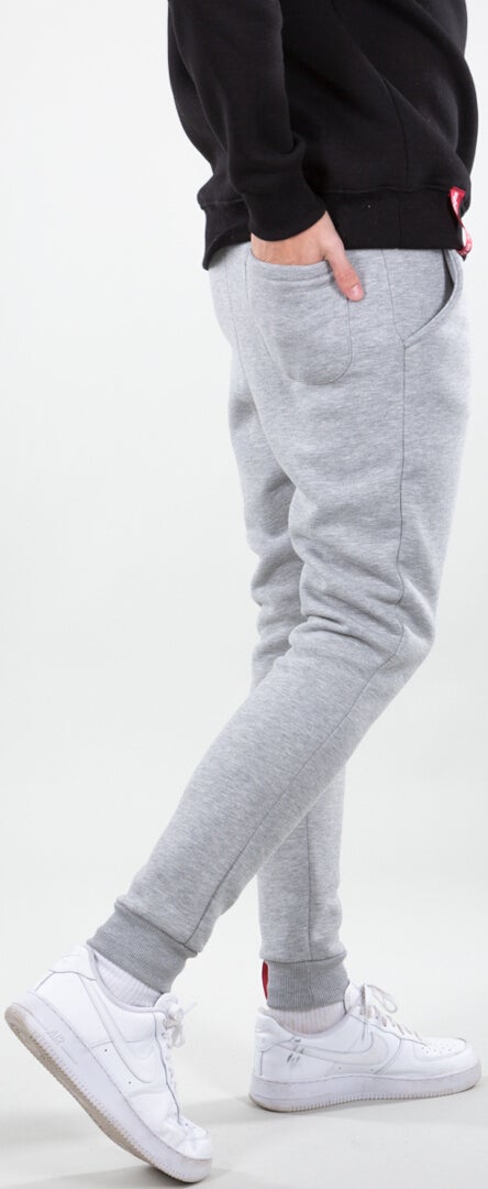 Alpha Industries Block-Logo Joggingbukser grå 3XL Figur 3