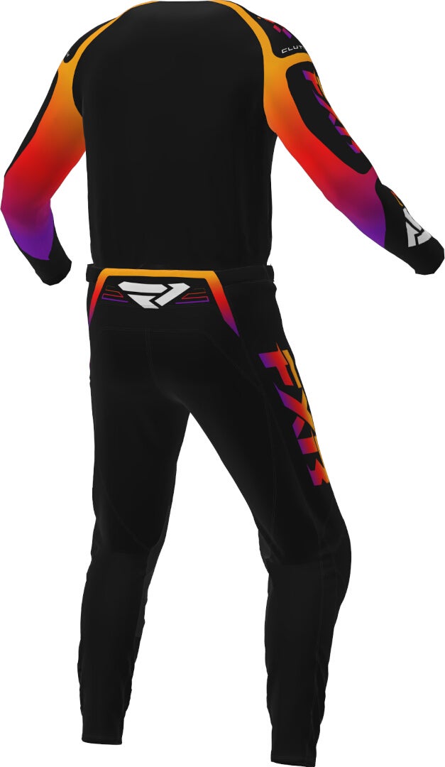 FXR Clutch 2025 Maillot de motocross orange/violet S Figure 3