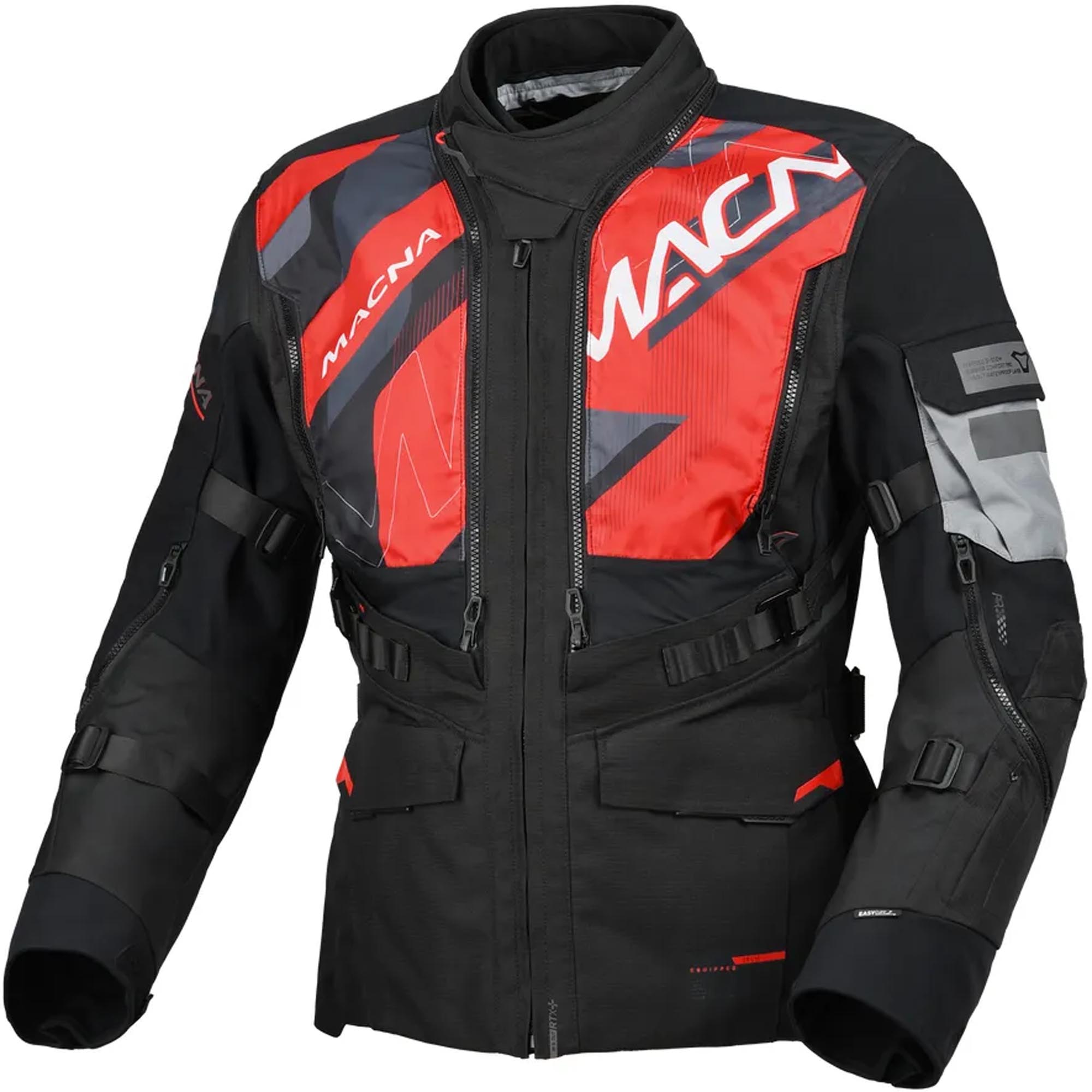 Macna Flexodus Chaqueta Textil de Motocicleta Impermeable negro 4XL Figura 5