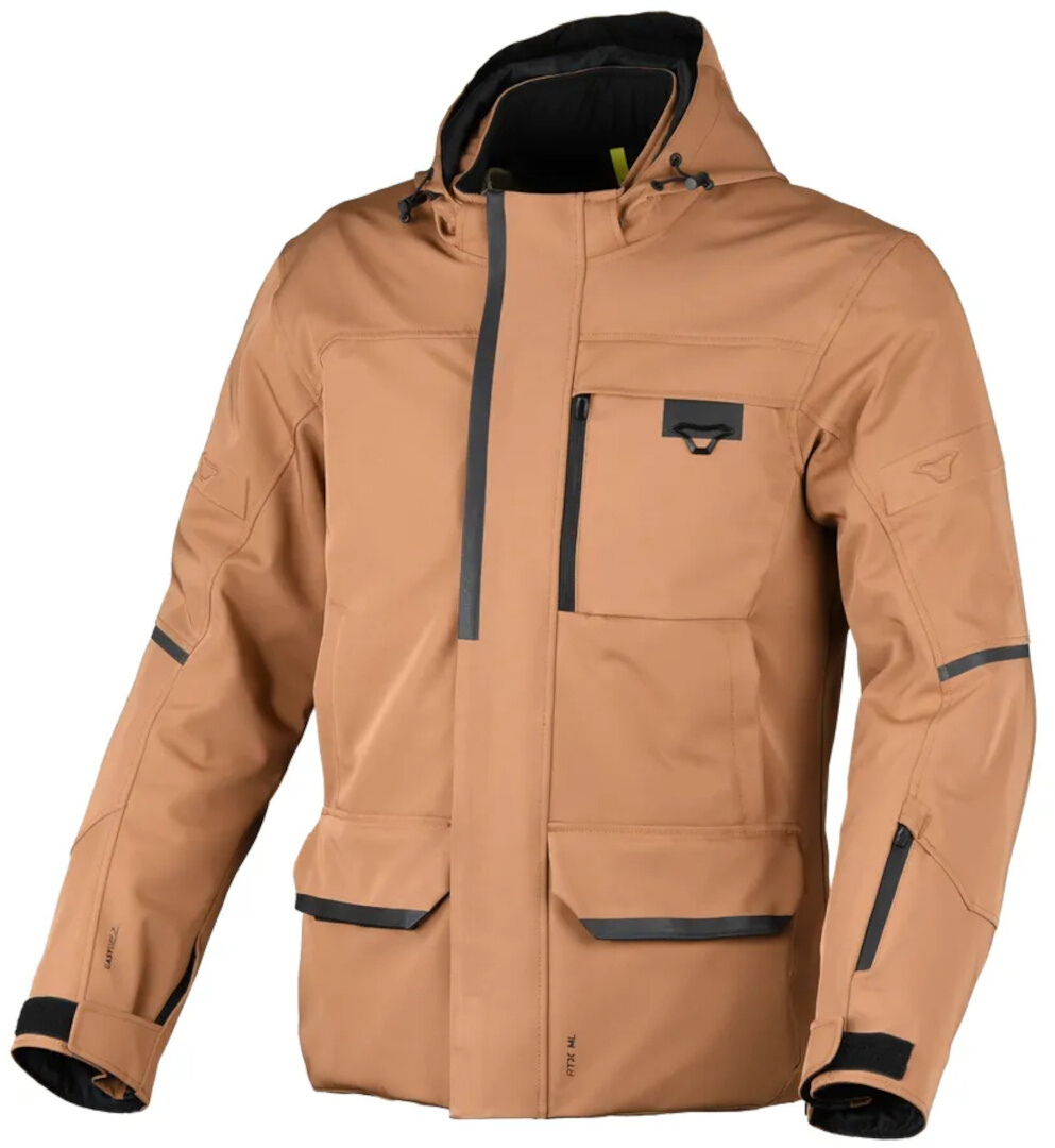 Macna Mondo 2.0 waterproof Motorcycle Textile Jacket brown M Figure 1
