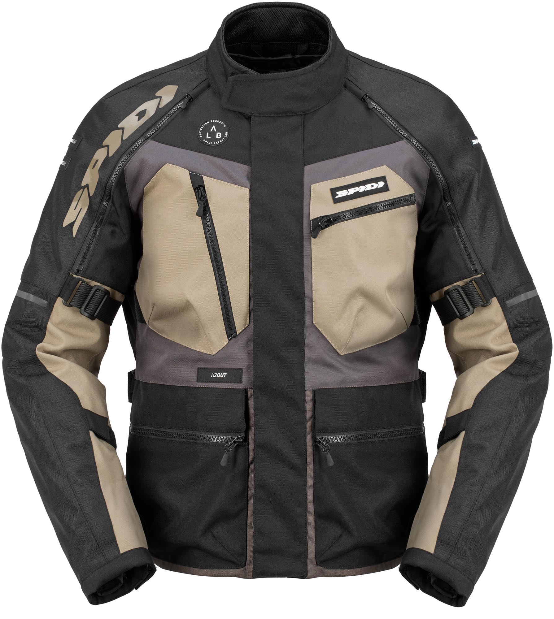 Spidi Ridemaster wasserdichte Motorrad Textiljacke beige M Abbildung 1