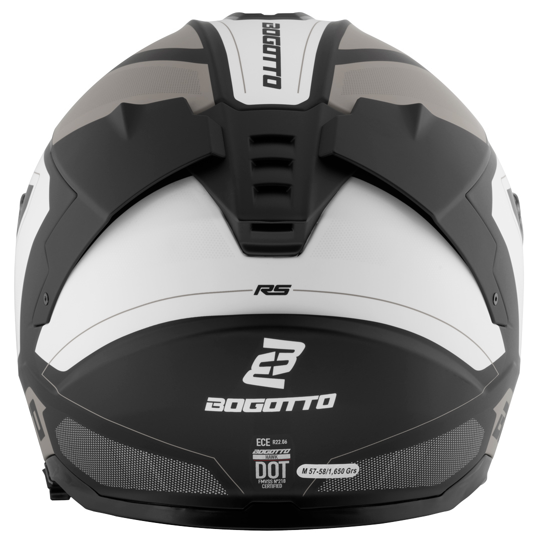 Bogotto FF122 BGT Casco grigio/bianco S Figura 6