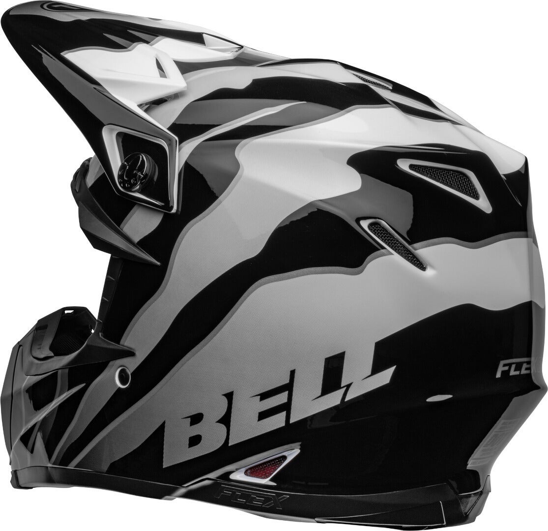Bell Moto-9S Flex Claw Casco Motocross Bianco/nero M Figura 5