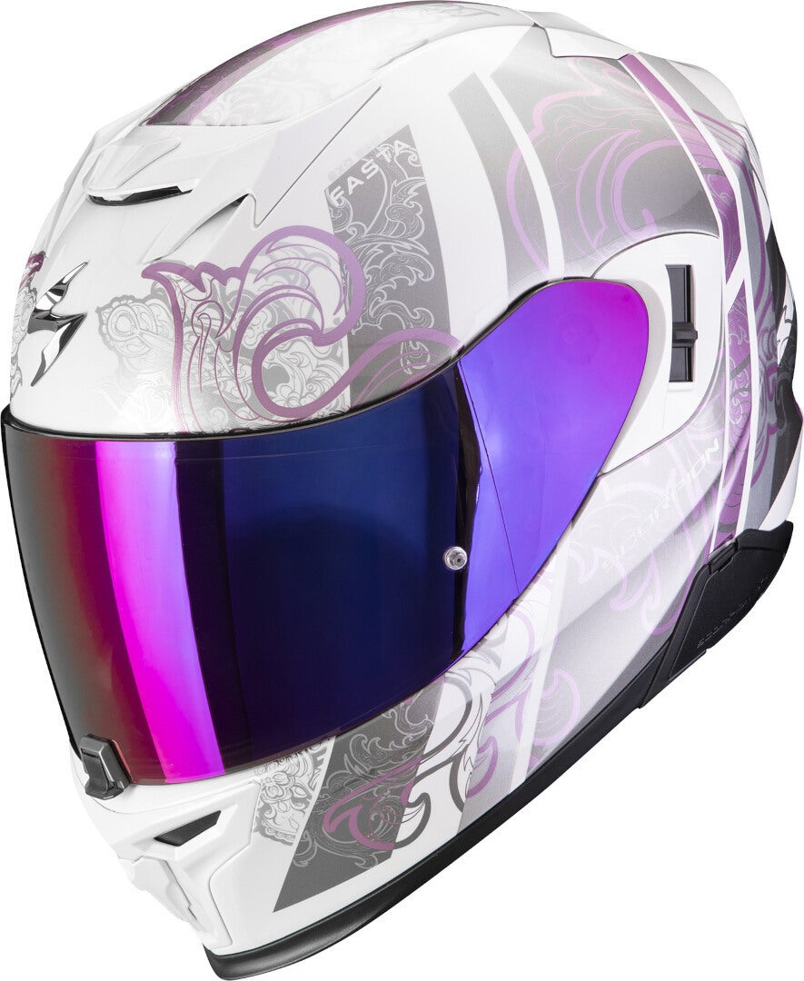 Scorpion Exo-520 Evo Air Fasta Casque Blanc/Violet S (55/56) Figure 1