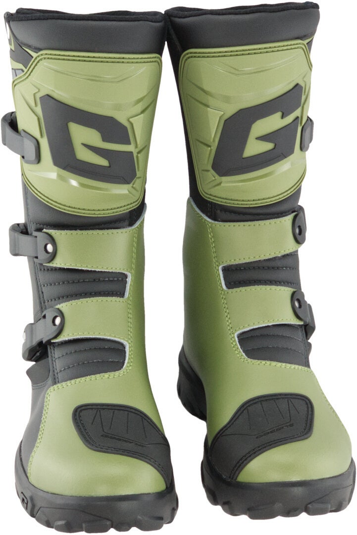 Side view of Gaerne Adventure Aquatech waterproof Motorcycle Boots