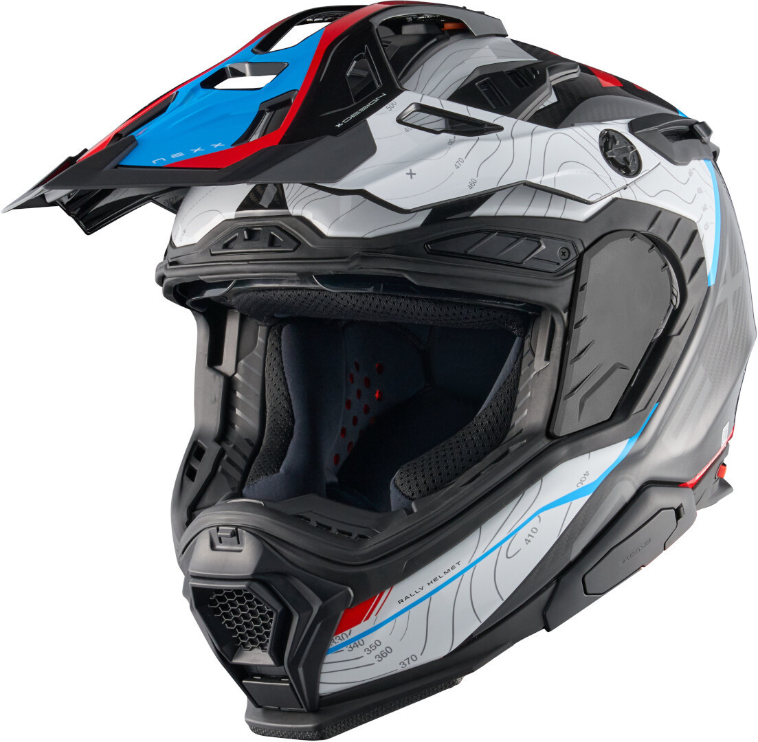 Nexx X.WED 3 Furka Carbon Motocross hjälm rött/blått XXXL (65/66) Figur 4