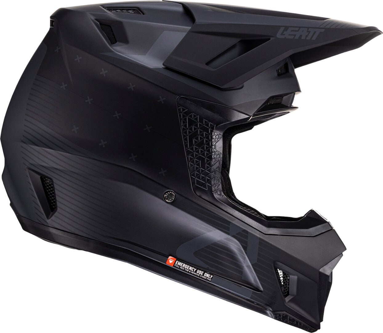 Leatt 7.5 V24 Stripes Motokrosová přilba s brýlemi Černá/šedá XXL (63/64) Obrázek 3