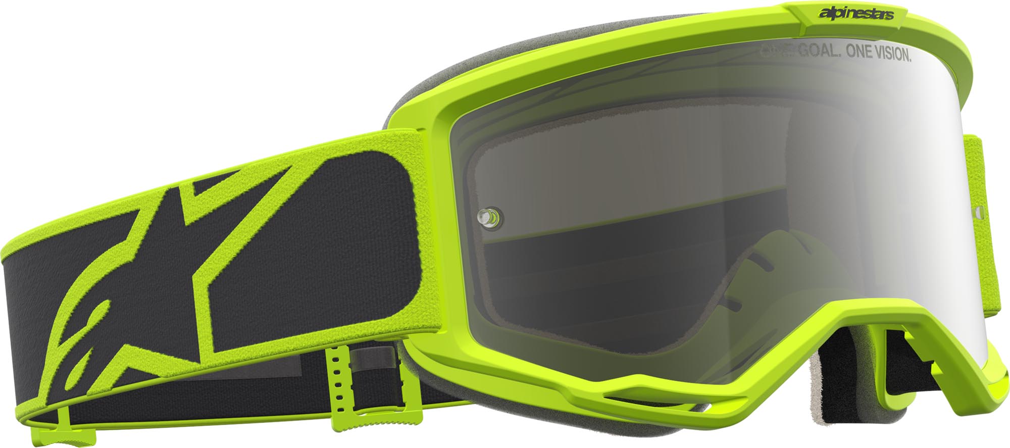 Alpinestars Vision 5 Rora Mirror Motocross Goggles black/neon/yellow Figure 3