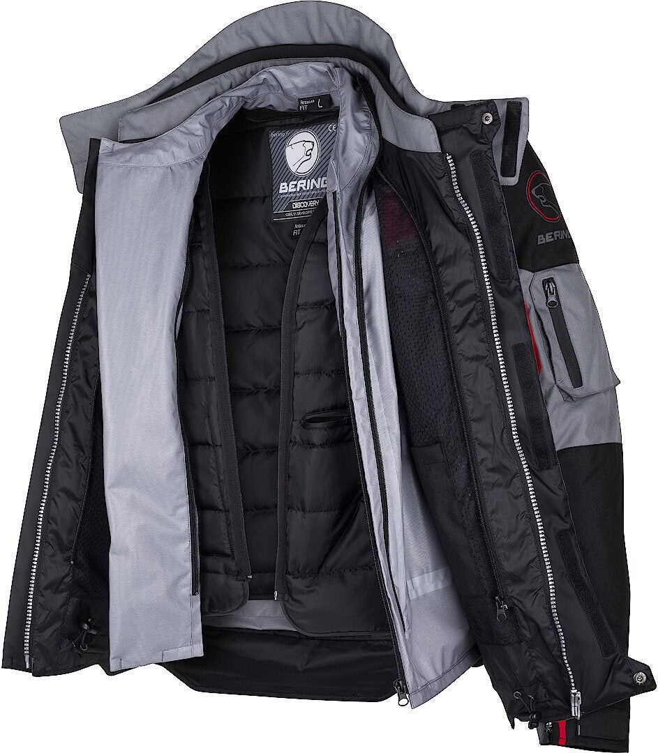 Bering Nordkapp Motorcycle Textile Jacket grey XXL Figure 3