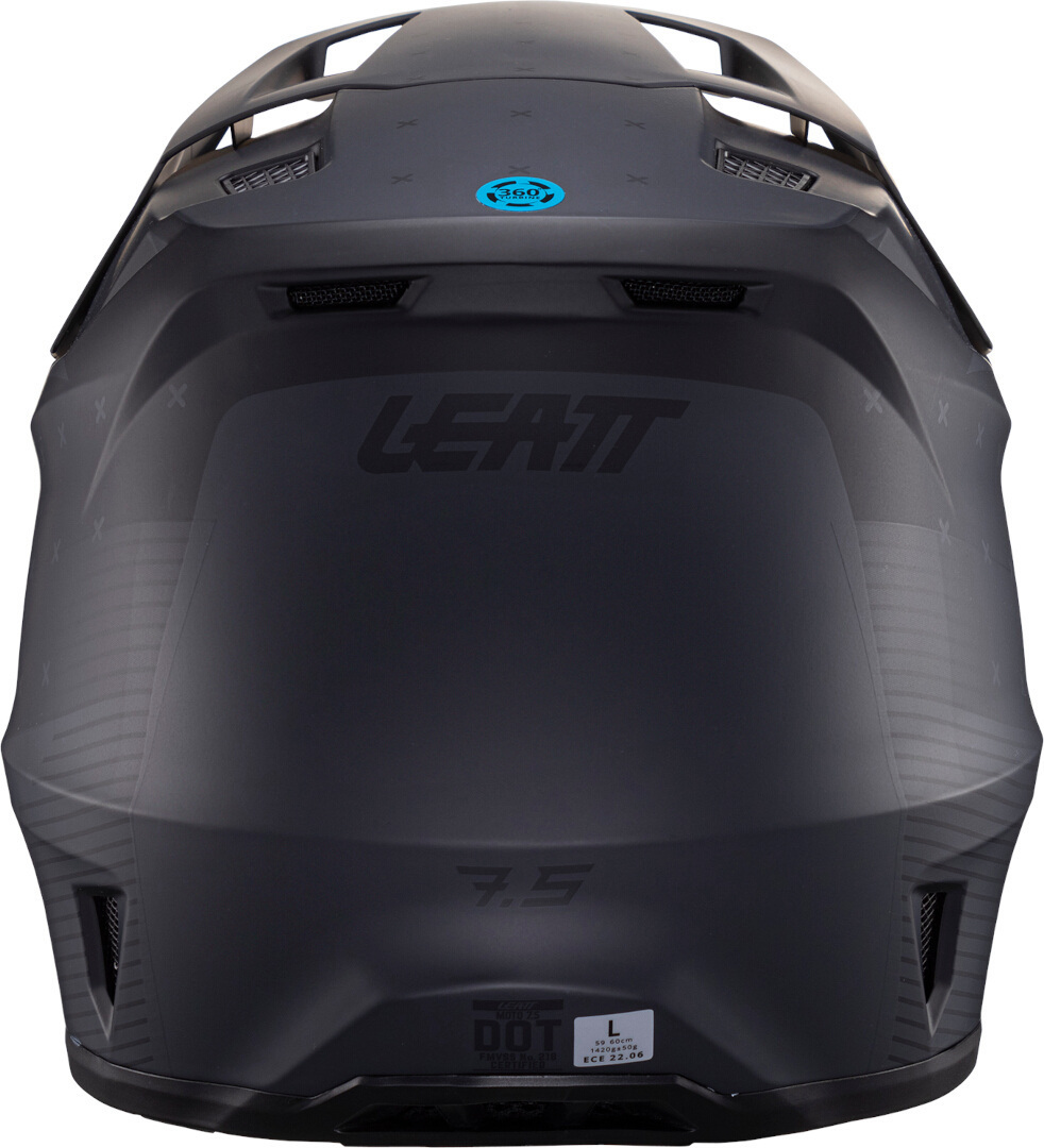 Leatt 7.5 V24 Stripes Cască de motocross cu ochelari de protecție Negru/gri L (59/60) Figura 6