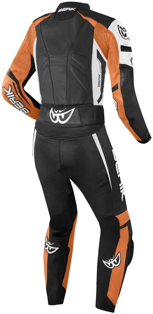 Berik Monza Ladies Two-Piece Motorcycle Leather Suit black/white/orange 46 Figure 2