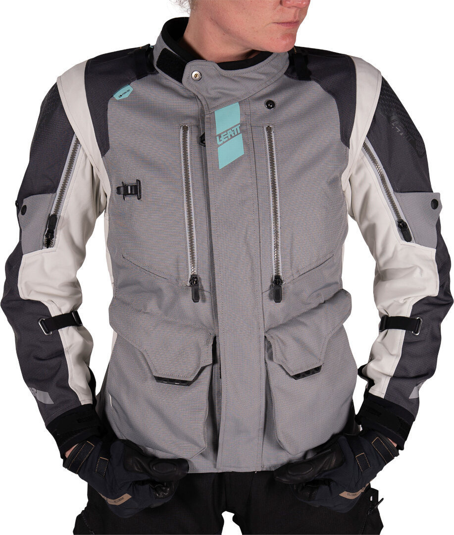 Leatt ADV Multitour 5.5 Ladies Motorcycle Textile Jacket dark grey/light grey M Figure 3