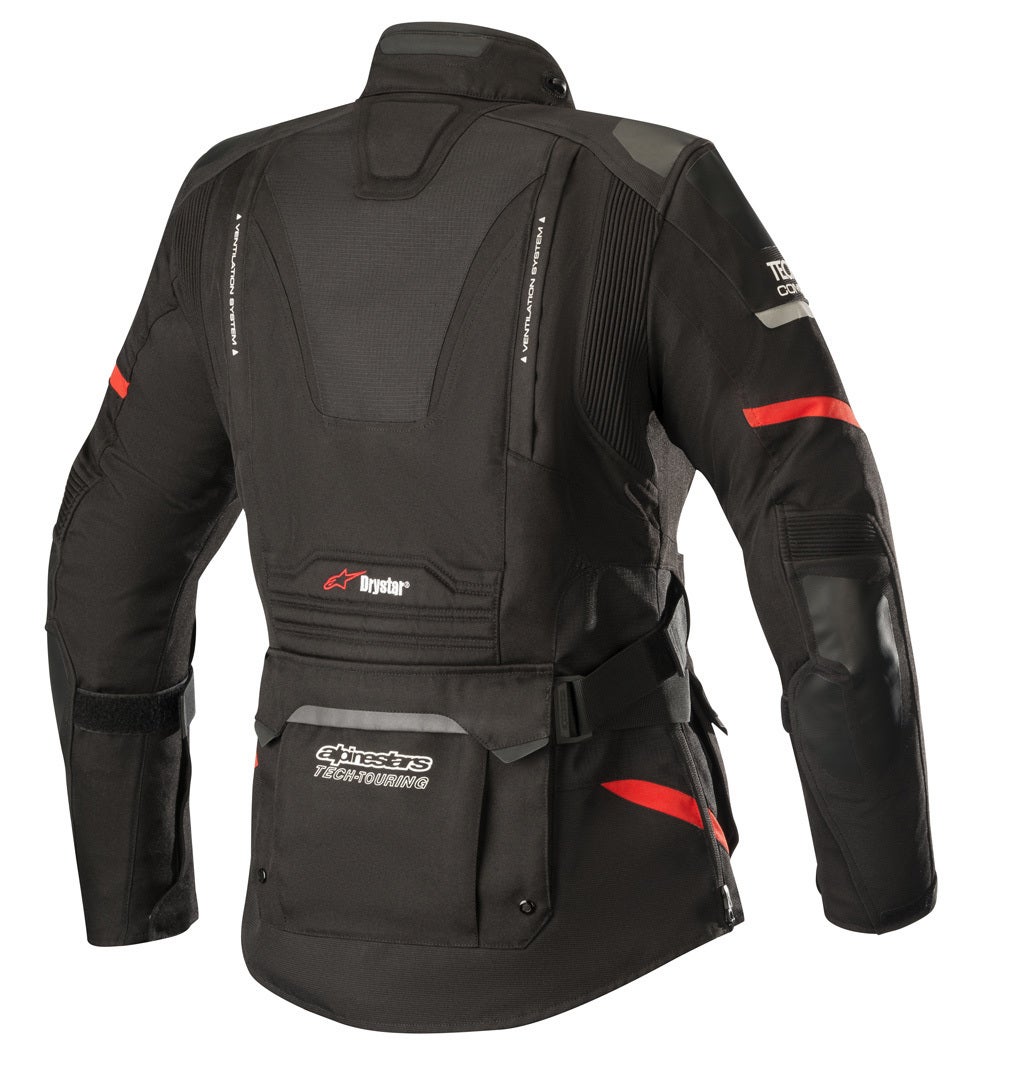 Alpinestars Stella Andes Pro Drystar Tech-Air Ladies Motorcycle Textile Jacket black/red M Figure 2