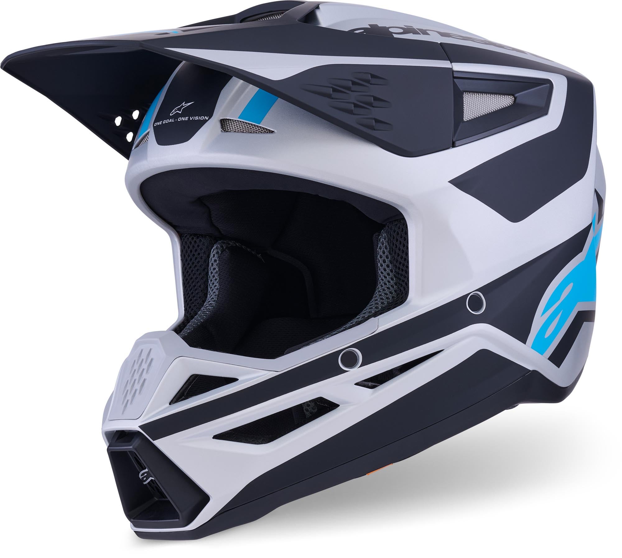 black/silver matt