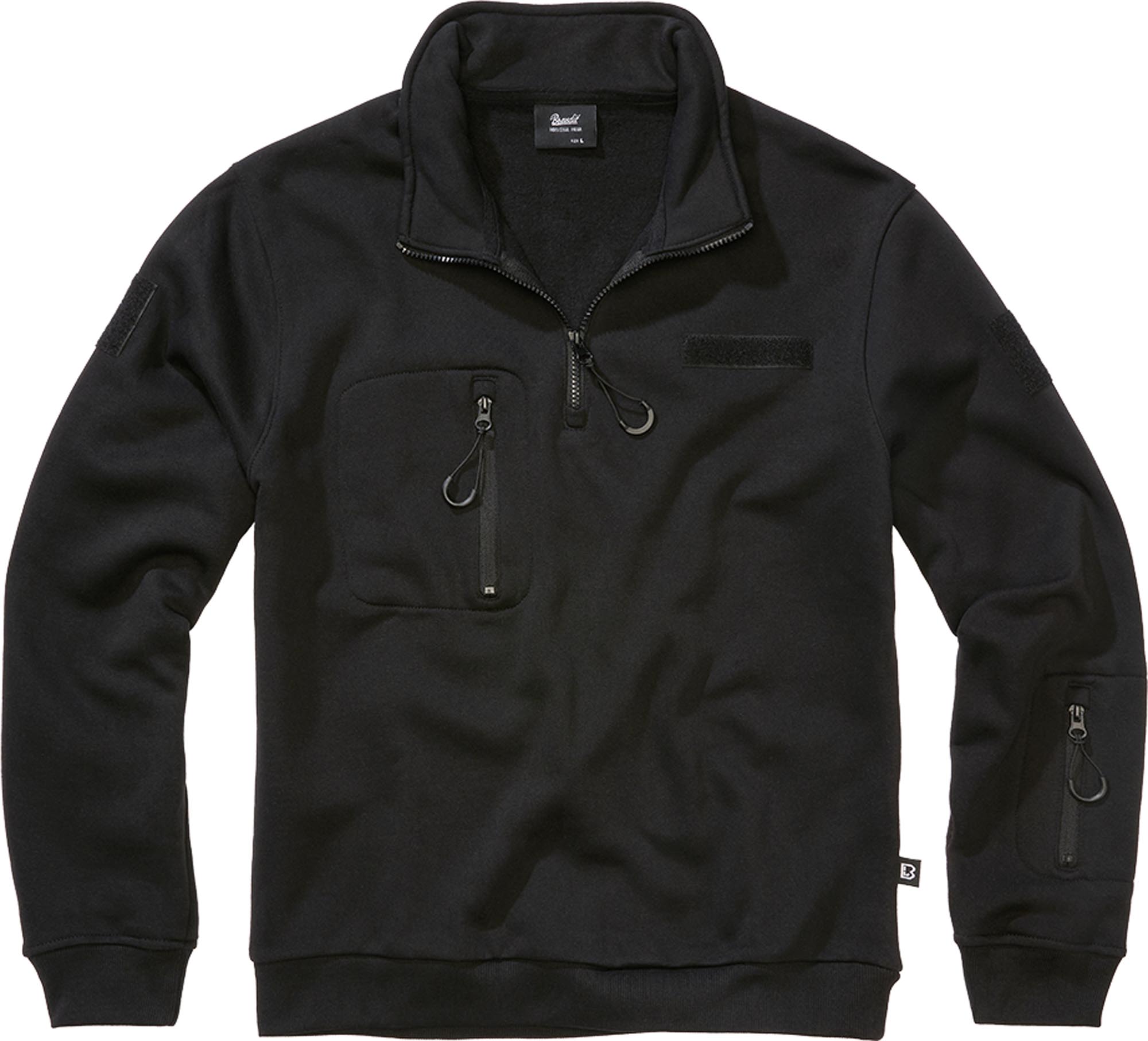 Brandit Tactical Sweat Troyer med huva svart 3XL Figur 1