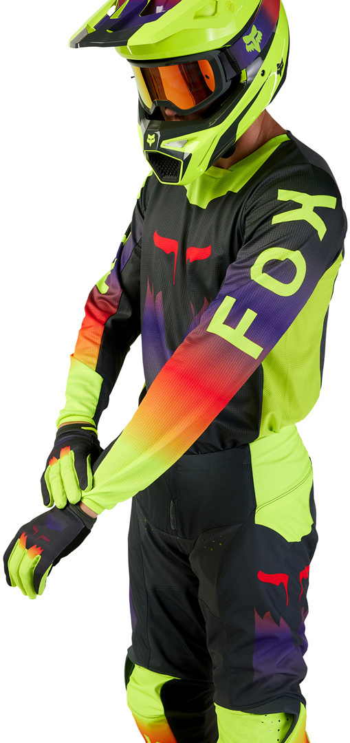 FOX 180 Flora Motocross trøje mørkegrå L Figur 3