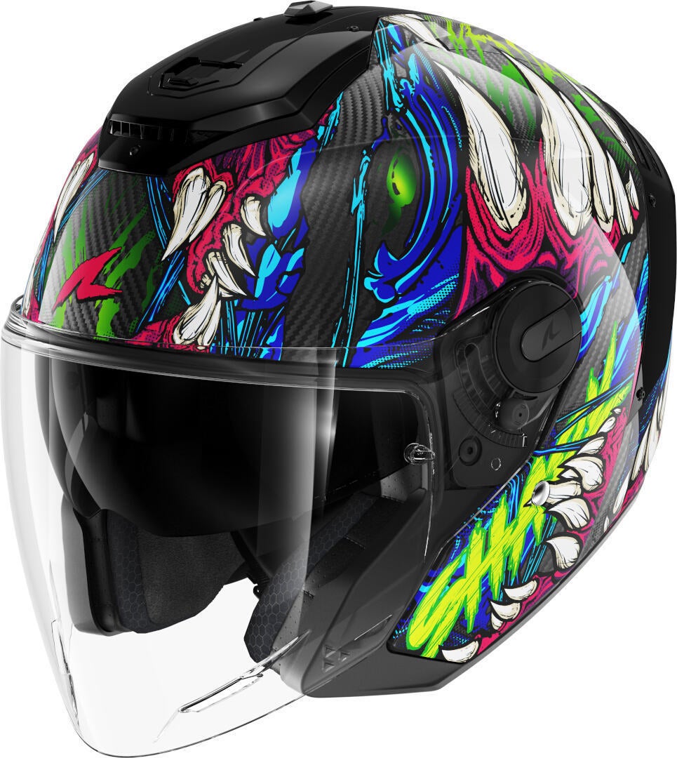 Shark RS Jet Carbon Shaytan Jet Helmet-image-838047522