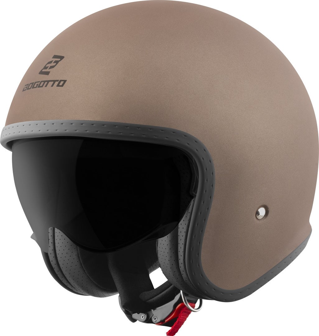 Bogotto H589 Solid Jet Helmet Hnědý mat L (59/60) Obrázek 2