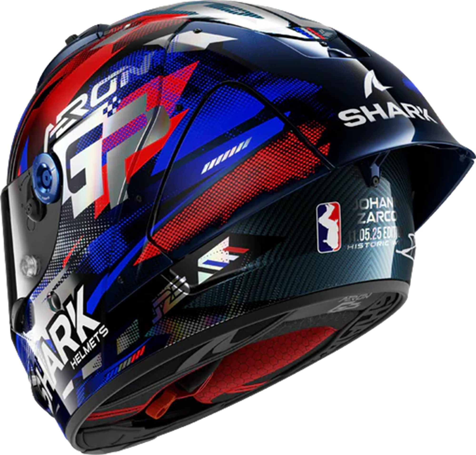 Shark Aeron-GP Fim Racing #1 Replica Zarco Victory 2025 Hełm L (59/60) Rysunek 2