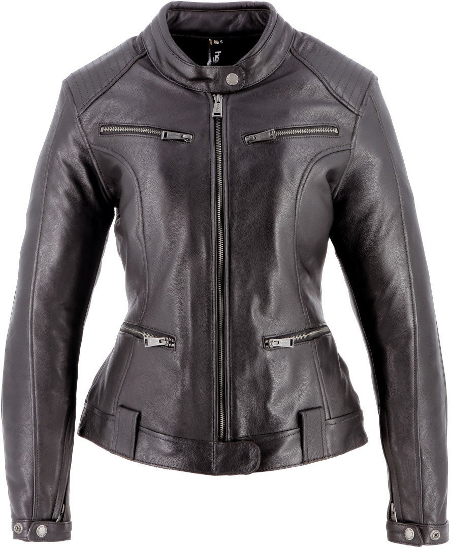 Helstons Vipere Damen Motorrad Lederjacke dunkelbraun XL Abbildung 1