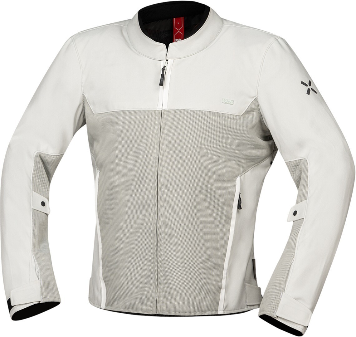 IXS Oxy-Air Mesh Motorcycle Textile Jacket light grey XXL Figure 1