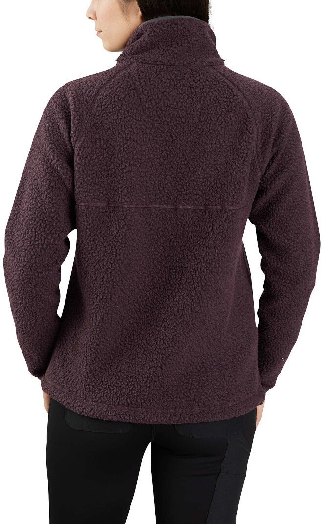 Carhartt Relaxed Fit Fleece Pullover da donna viola scuro XL Figura 3