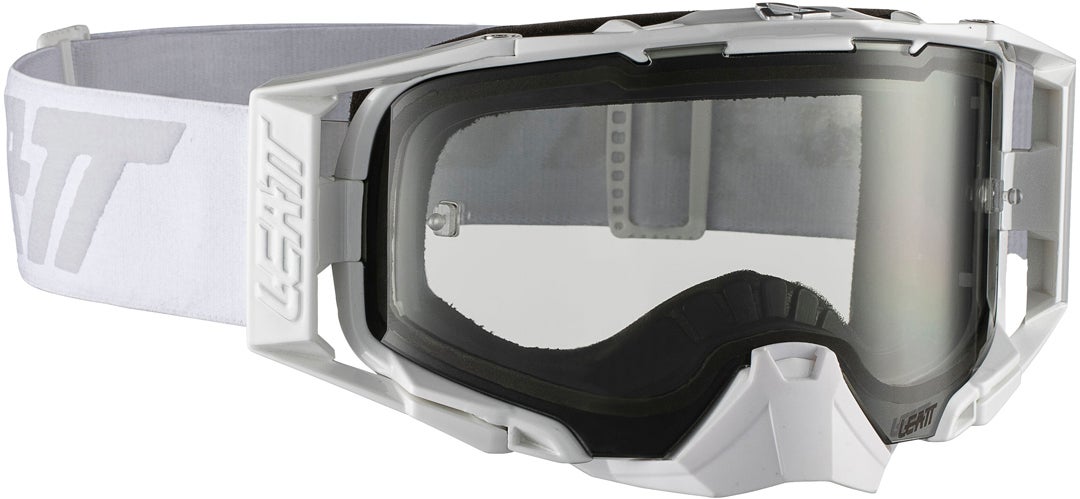 Leatt Velocity 6.5 Masques de motocross Blanc/Gris Figure 2