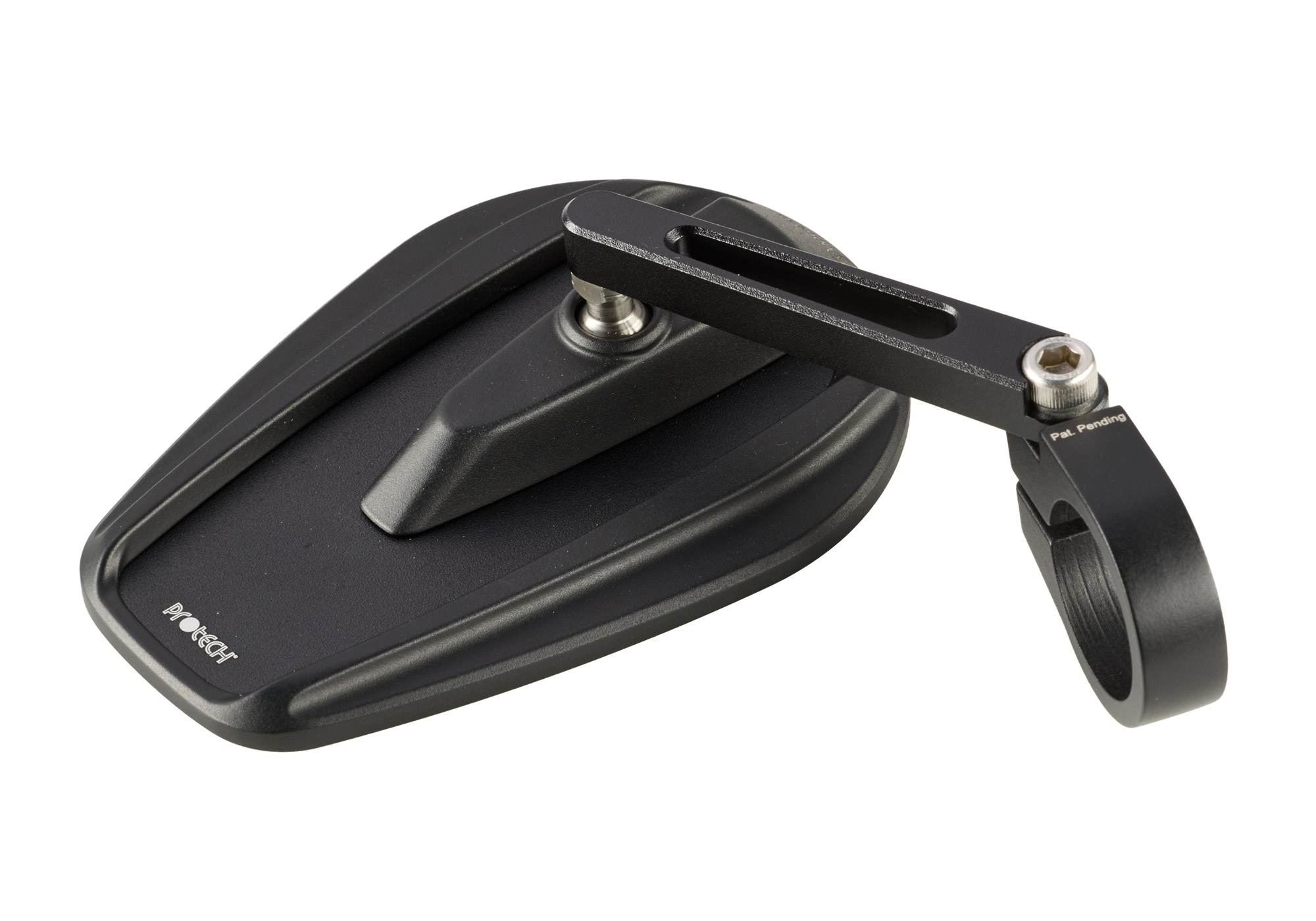 PROTECH XC-110 spegel CNC-fräst aluminium/spegelglas svart Figur 3