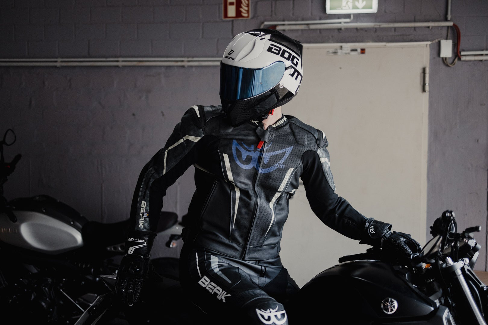 Side view of Berik Street Pro Evo Motorcycle Leather Jacket