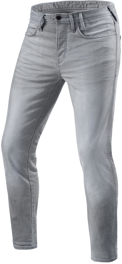 Revit Piston 2 SK Motorrad Jeans hellgrau Kurz 31 Abbildung 1