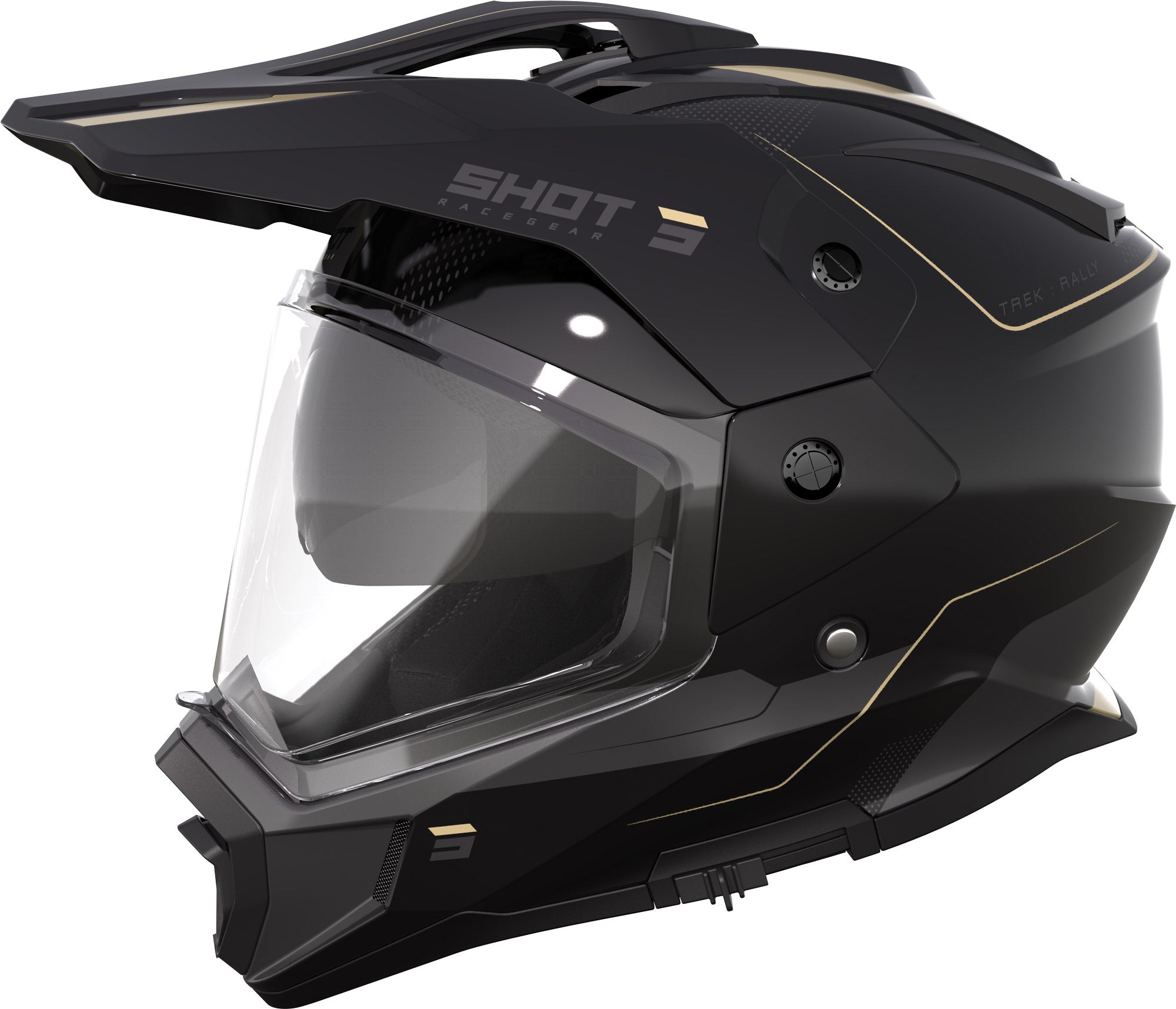Shot Trek Max Vision Rally Casque d’enduro noir/marron XL (61/62) Figure 1