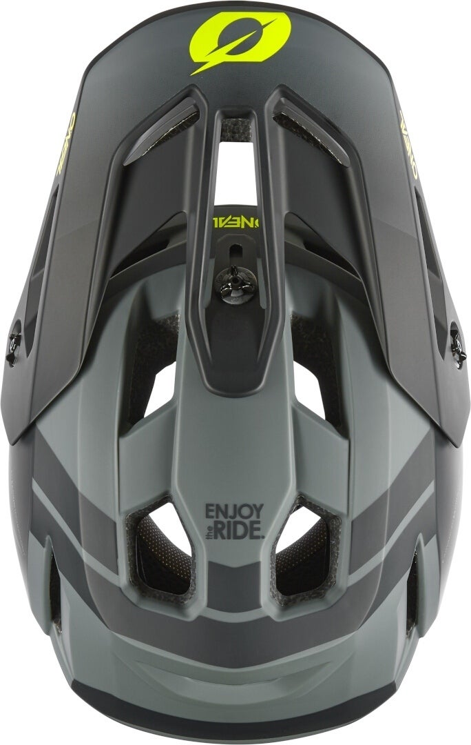 Oneal SL1 Strike Downhill Helmet black matt/grey/neon-yellow L (59/60) Figure 2