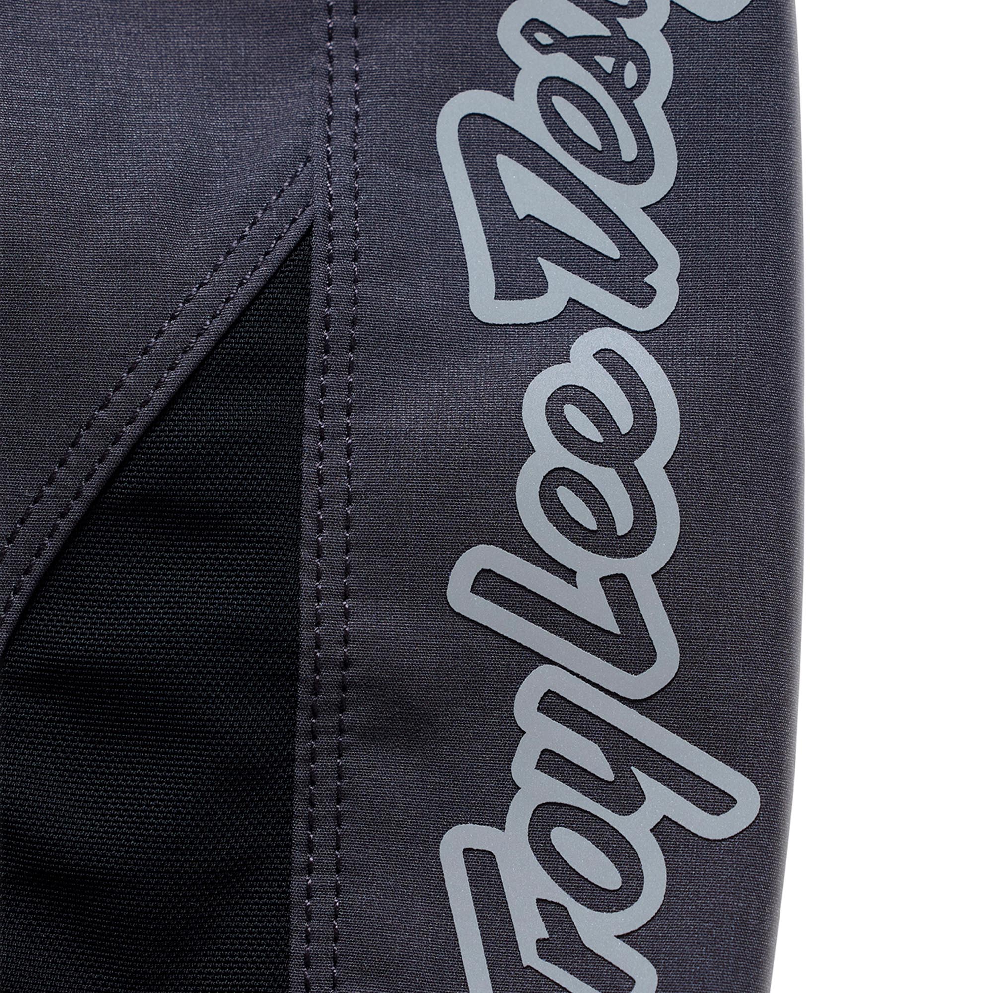 Side view of Troy Lee Designs Lilium Pro Shell Mono Ladies Bicycle Shorts