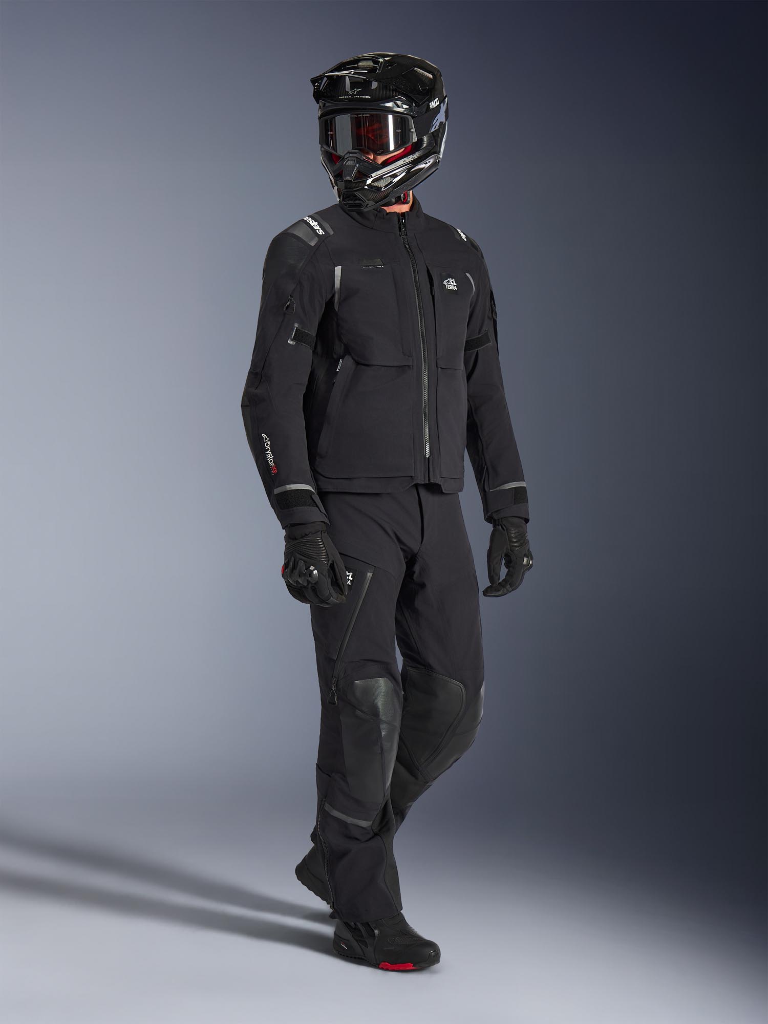 Alpinestars Andes Pro Drystar XF waterproof Motorcycle Textile Jacket black/dark grey XL Figure 9
