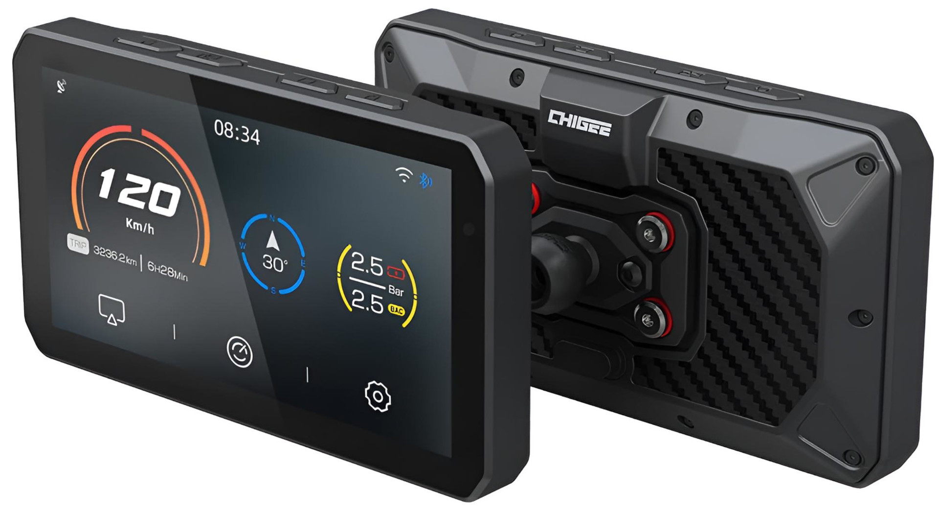 CHIGEE AIO-5 Play Sistema multimídia de motocicleta Figura 1