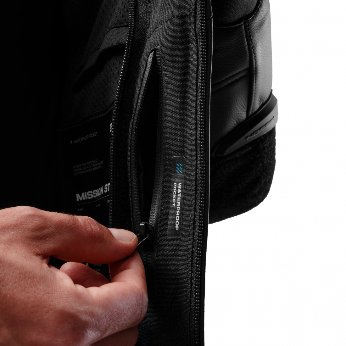 SHIMA Mission ST Veste en cuir moto noir 52 Figure 21