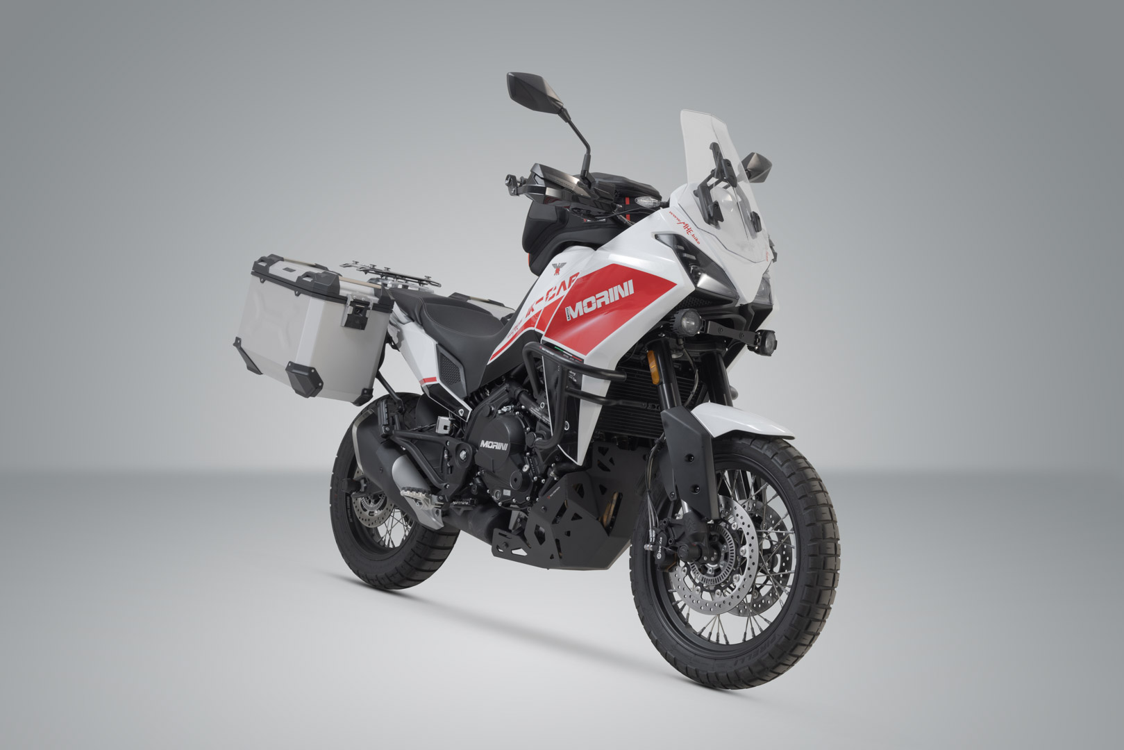 Sistem de carcasă din aluminiu SW-Motech TRAX ADV - Argintiu. 45/45 l. Moto Morini X-Cape 650 (21-). Figura 2