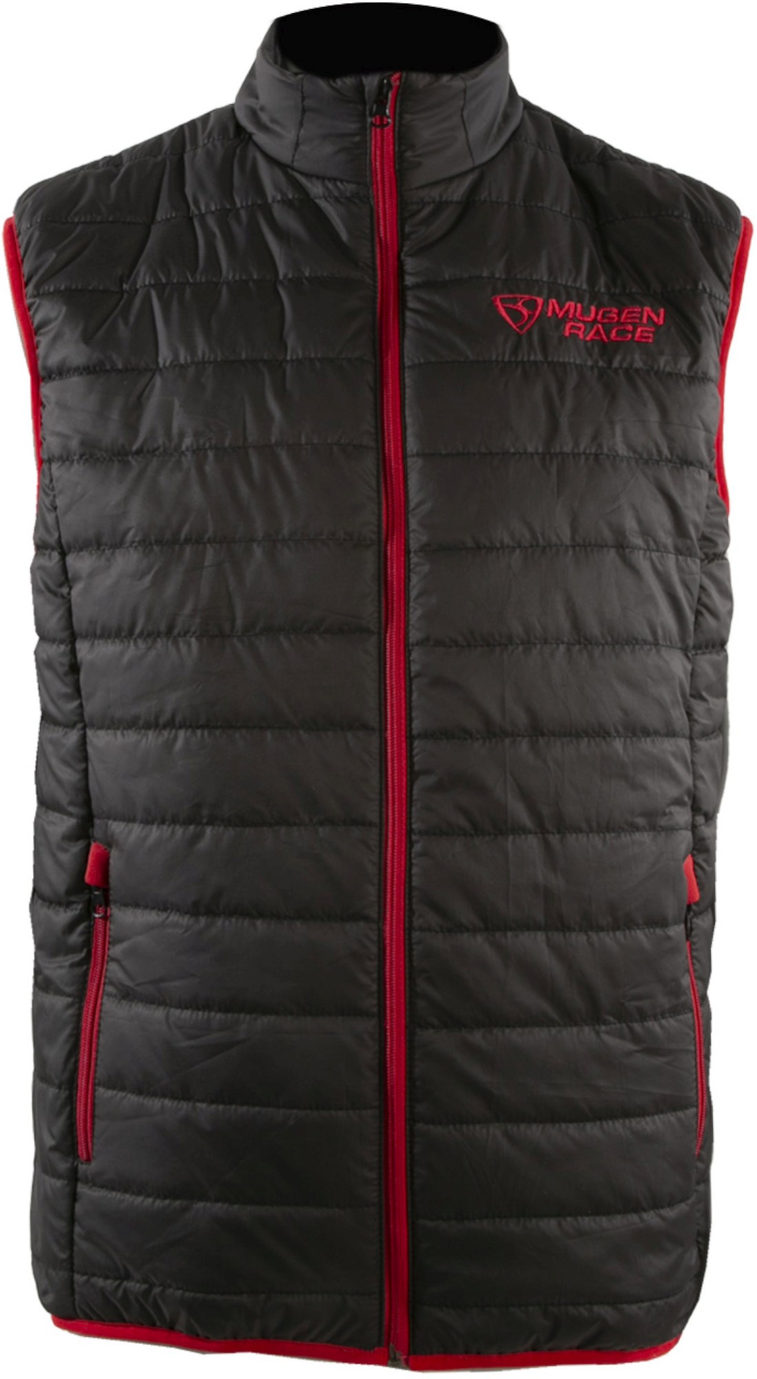 MUGENRACE Arm-W Vest Negru/Roșu S Figura 1