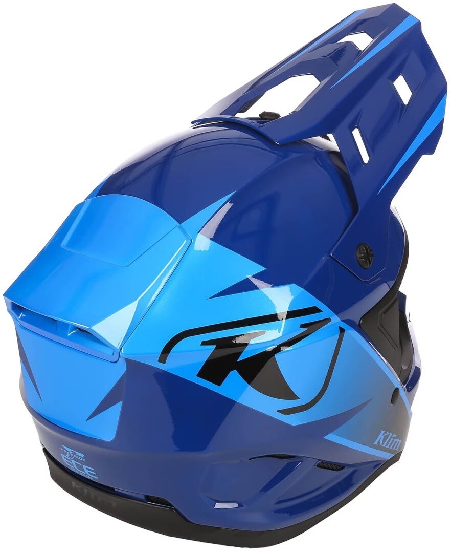 Klim T1 Freeride Snescooter hjelm Mørkeblå/lyseblå S (55/56) Figur 8