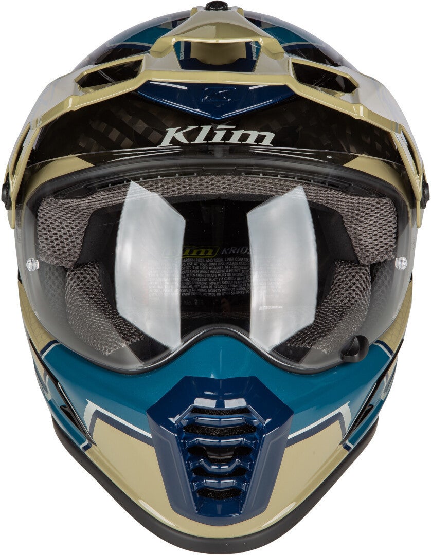 Klim Krios Pro Ventura Carbon ECE/DOT Casco da enduro oliva L (59/60) Figura 5